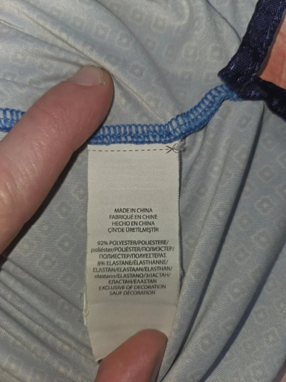 Polo Ralph Lauren Performance Blue Diamond Polo Size XL